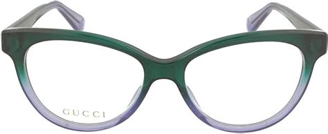 gucci gg03730|Gucci Gucci Logo GG 0373O 004 Green Plastic Cat Eye .